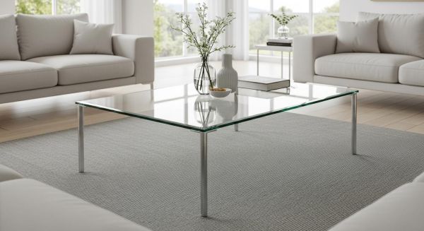 Tables basses en verre : le choix parfait pour un salon moderne et lumineux